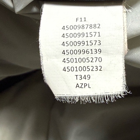 🪅The North Face 550 Puffer Duck Down Full Zip Jacket Charcoal Gray - Picture 13 of 15